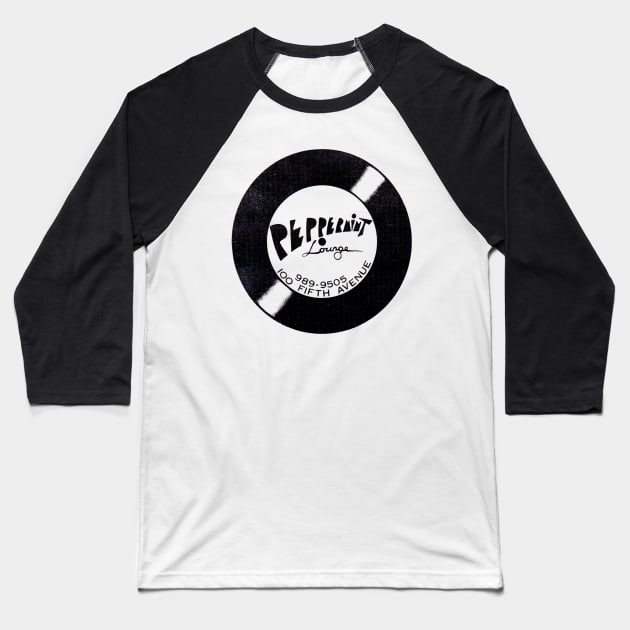 Peppermint Lounge Baseball T-Shirt by Pop Fan Shop